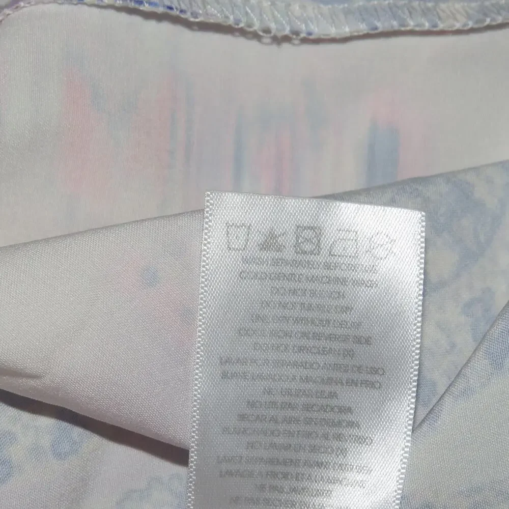 City Chic Purple Floral Draped Zipper Front V-Neck Dress - Picture 10 of 10